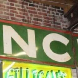 2pc Sinclair Metal Sign Approx 30