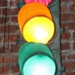 Vintage Traffic Light