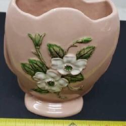 Vintage Hull Pottery Dogwood Flower Vase Pink/