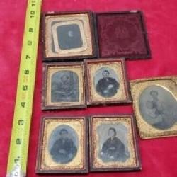 Antique Gold Colored pictures and locket