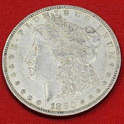 1880-O Morgan Silver Dollar