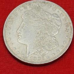 1921 Morgan Silver Dollar