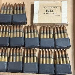 30-06 Ammo - 116rds. - 96rds. On Garand Clips
