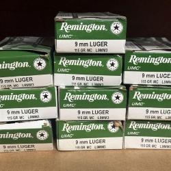 Remington UMC 9mm Ammo - 500rds.