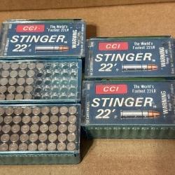 CCI 22 LR Stinger Ammo - 225rds.