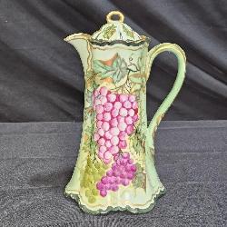 Haviland & Co. Green Grapes Chocolate Pot
