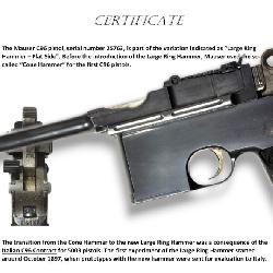 Early Large Ring, Flat Side Mauser C96 Pistol