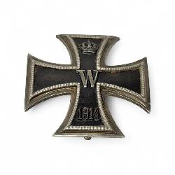 Vaulted Back 1914 German Cross makred 
