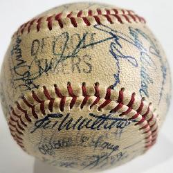 1968 Detroit Tigers Team Signed Baseball w/ Extras