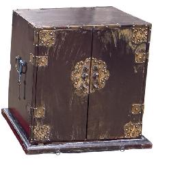 Late 19C / Early 20th C Korean Chest, Small Frame