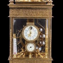 French Falling Ball Ferris Wheel Clock