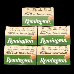 5 Remington Gun Club 12-Gauge Target Shells