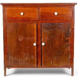 Early Miniature Pine Jelly Cupboard