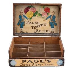 Page's Tested Seeds Counter Display Box