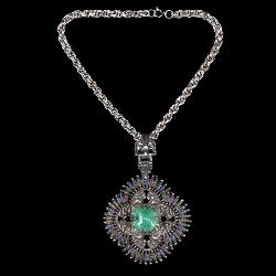 Castle Cliff Kissing Indians Necklace