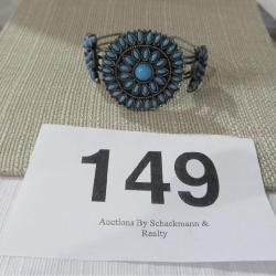 VTG NR SOUTHWEST TURQUOISE BRACELET