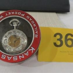 NEW KANSAS CITY RR POCKET WATCH