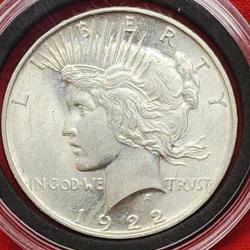 1922 Peace Silver Dollar