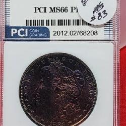 Graded 1881-S Morgan Silver Dollar MS66 PL