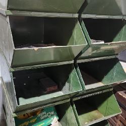 Metal Tool Storage Bins