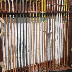 Huge Collection of Archery Arrows and Broadheads