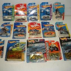 (15) HOT WHEELS TOY MOTORCYCLES