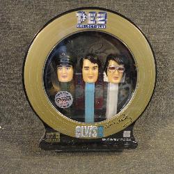 2007 Ltd Ed Elvis Presley Pez Collectibles 3pc Set