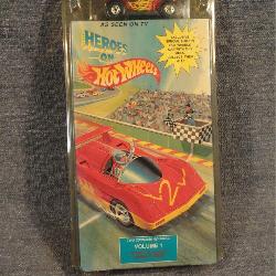 Vintage Heroes on Hot Wheels VHS Tape w/Car NOS