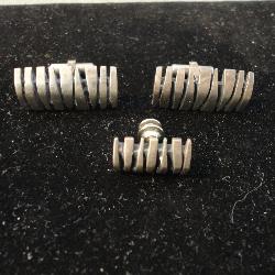 Vintage Secrest 925 American Modernist Cufflinks