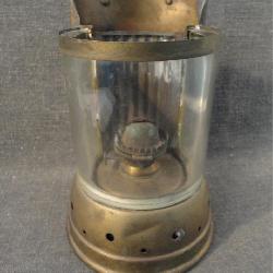Antique Brass Railroad Lantern w/Miller Font