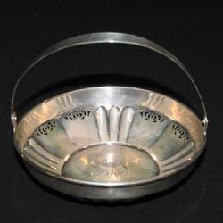 Sterling pierced basket, Manchester Silver,