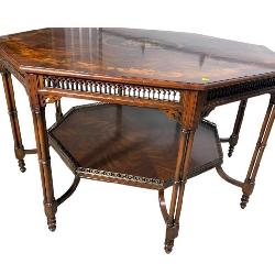 MAITLAND SMITH FLAMED MAHOGANY INLAID LARGE FOYER