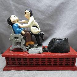 Cast Iron Mechanical Dentist Bank