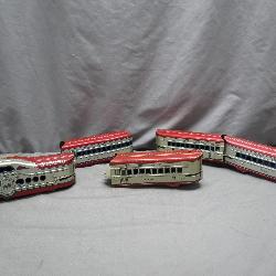 Mid-Century Tin Union Pacific Train Set