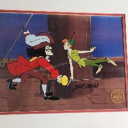 Peter Pan & Captain Hook Serigraph- Signed