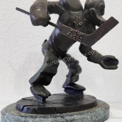Mighty Ducks Mascot Hockey Sculpture