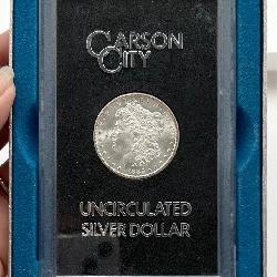 1885 Uncirculated Carson City Morgan Silver Dollar