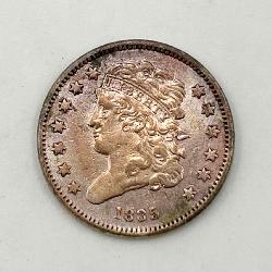 1835 Half Cent