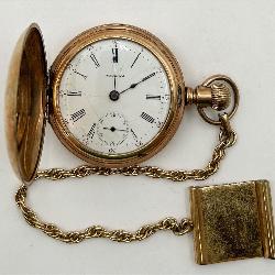 Antique Waltham 15 Jewels J. boss 14K Pocket Watch