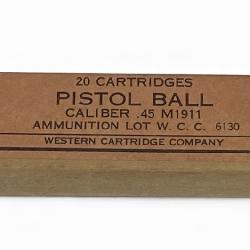 WWI and WWII Ball Pistol Ammo