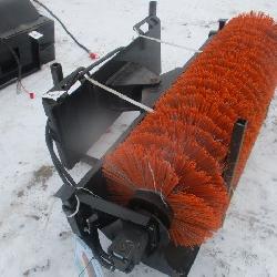 Skid steer broom