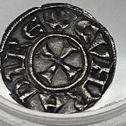 Crusader Genoa Italy silver coin 1139-1339AD