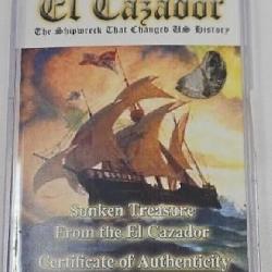1783 El Cazador Sunken Treasure from shipwreck