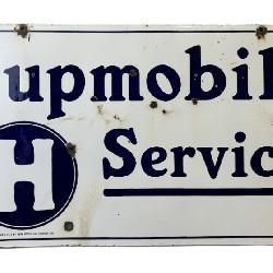 Hupmobile Service DSP 1915 Sign