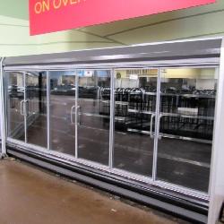 12ft Hussmann D5l Glass-door Produce Case 2002 - Remote, No Compressor