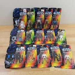 Lot of 15 Star Wars POTF Action Figures