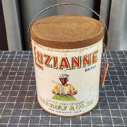 I2 Luzianne Brand Coffee Tin 3lb Tin Coffee & Chic