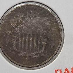 1866 Shield Nickel -Rare coin