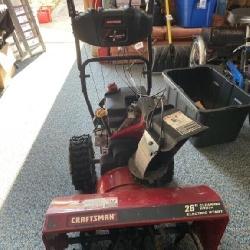 Craftsman 26 inch gas powered snow blower