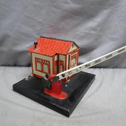 Marx Tinplate Railway Crossing With Gatehouse